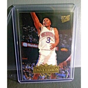1995-96 Dana Barros Fleer Ultra #131 Basketball Card